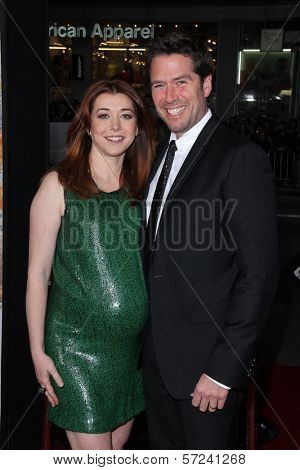 Alyson Hannigan, Alexis Denisof at the 