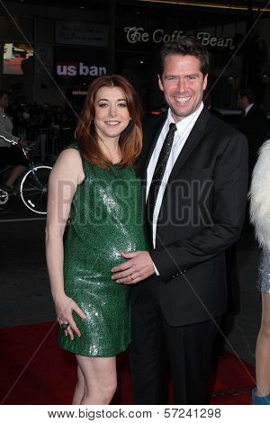 Alyson Hannigan, Alexis Denisof at the 