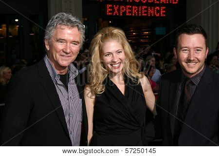 Patrick Duffy with Son and Daughter in law at the 
