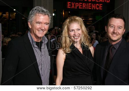 Patrick Duffy with Son and Daughter in law at the 