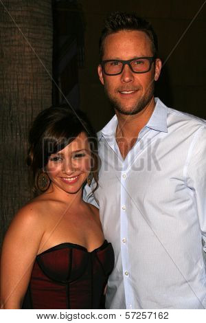 Danielle Harris and Michael Rosenbaum at the 