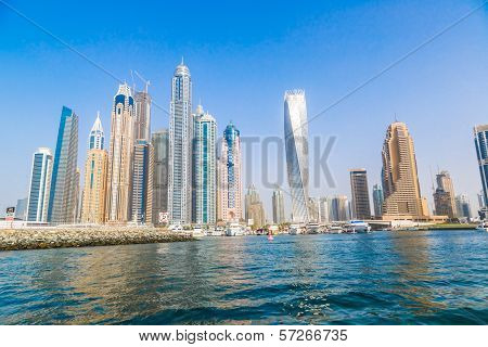 Dubai Marina Cityscape, Uae