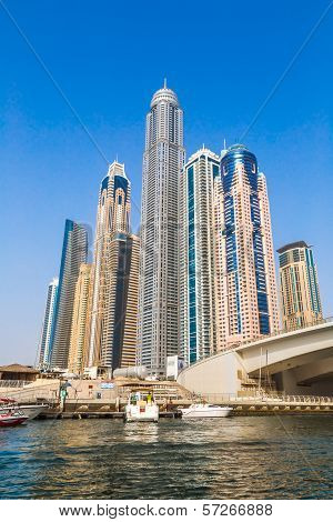 Dubai Marina Cityscape, Uae