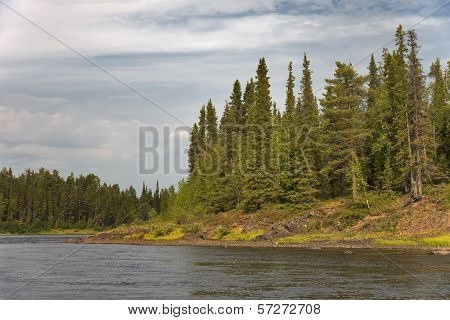 Pana River. Kola Peninsula. Russia.
