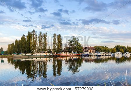 River Port In Saverne, Alsase, France