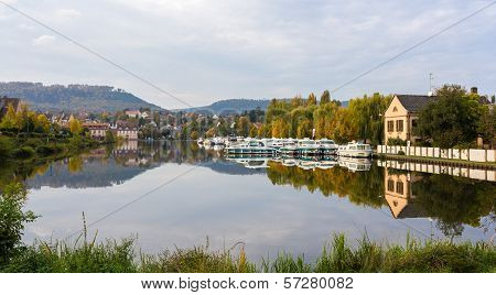 River Port In Saverne, Alsase, France