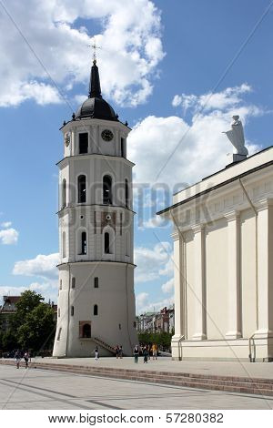 St. Stanislaus Cathedral And Bell Tower