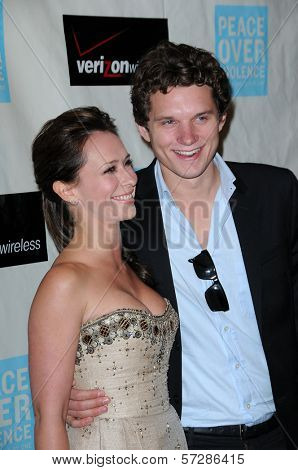 Jennifer Love Hewitt and Alex Beh at the 