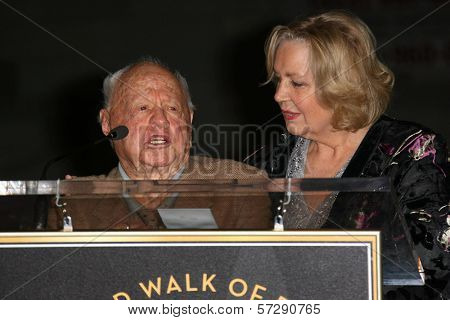 Mickey Rooney, Jan Rooney at thr Hollywood Walk of Fame's 50th Birthday Bash,  Kodak Theater Grand Ballroom, Hollywood, CA. 11-03-10