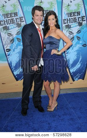 Levi Johnston and Brittani Senser at the 2010 Teen Choice Awards - Arrivals, Gibson Amphitheater, Universal City, CA. 08-08-10