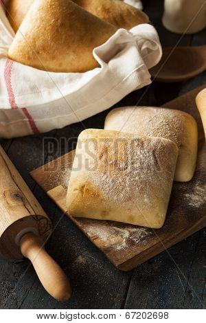 Fresh Homemade Ciabatta Buns