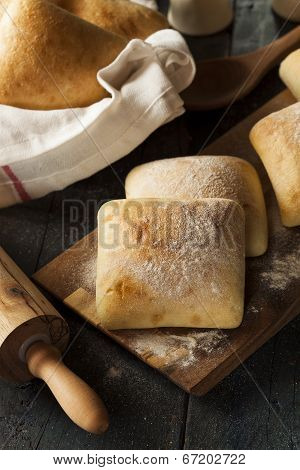 Fresh Homemade Ciabatta Buns