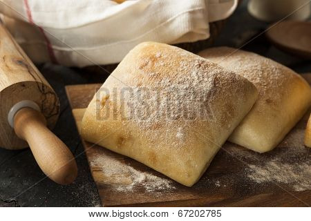Fresh Homemade Ciabatta Buns
