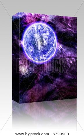 宇宙太空星球盒包装