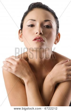Beleza asiática retrato