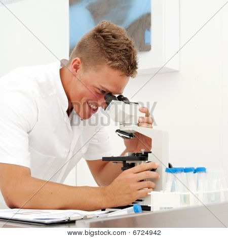 Young Male Lab Technician