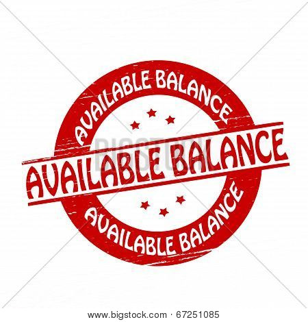 Available Balance