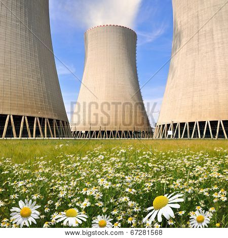 Nuclear power plant Temelin in Czech Republic Europe 