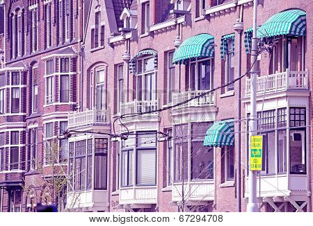Typical Architecture In Amsterdam, Netherlands