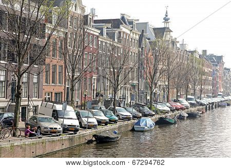 Typical Architecture In Amsterdam, Netherlands