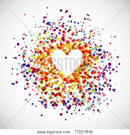 Rainbow Love Background