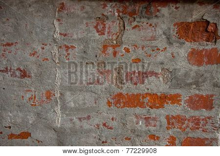 old  brick  wall