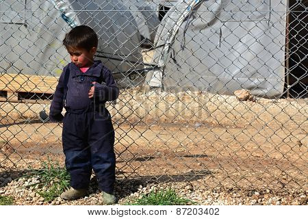People In Refugee Camp