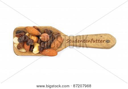 Trail Mix On Shovel