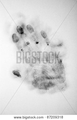 Fingerprint hand.
