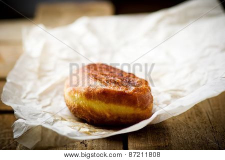 .belyash ,yeast Dough Round Pasty With Meat Filling .