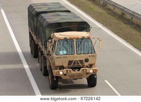 Dragoon Ride - US Army Convoy Drives Through Czech Republic