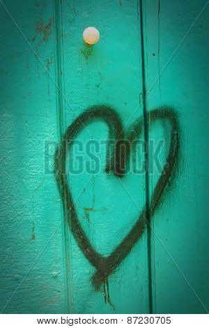 Heart And Green Door