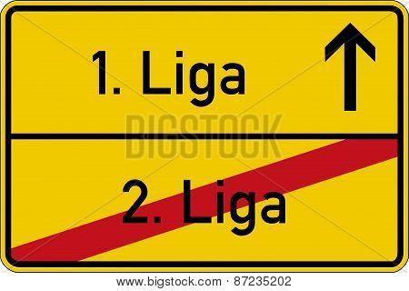 1. league and 2. league