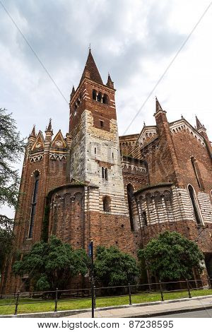 San Fermo Church In Verona, Italy
