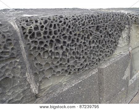 Eroded Sea Wall