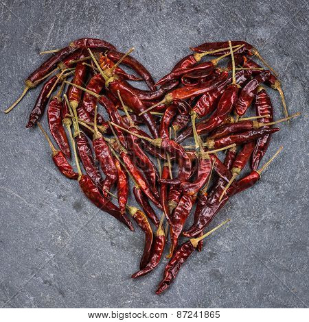 Red Chili Heart
