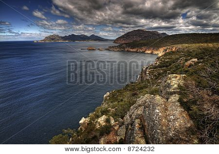 Tasmanien seelandschaft