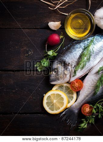 Gilthead Fish Head And Tail