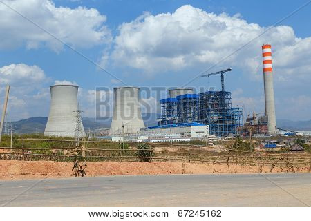 Lignite Power Plant Under Construction