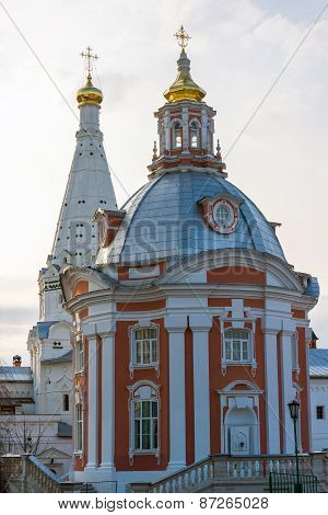 The Great Trinity Monastery In Sergiyev Posad Near Moscow. Golden Ring Of Russia