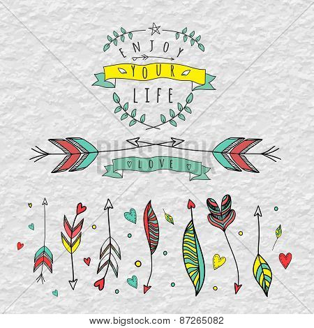 Hand-drawn Arrows Collection.
