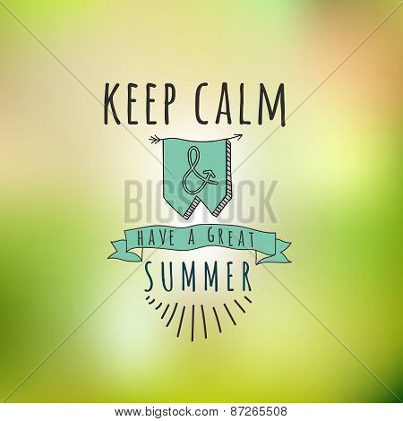 Abstract Background With Typographical Quote 
