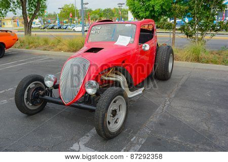 Fiat Topolino Drag Racer Classic Car On Display