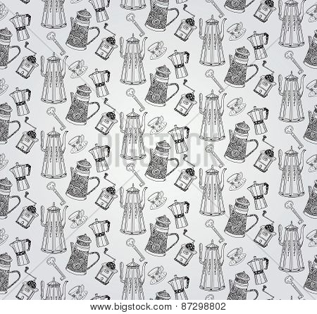 Vintage Hand Drawn Seamless Pattern