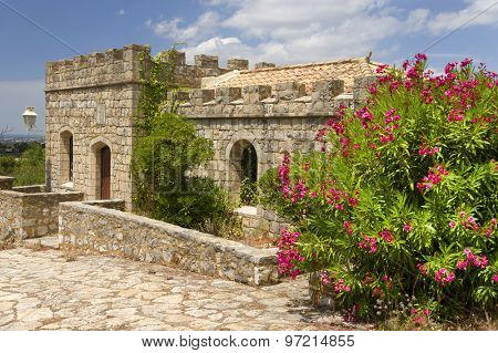 Architectural detail in Algarve, Portugal, Europe