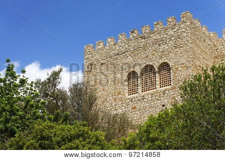 Architectural detail in Algarve, Portugal, Europe