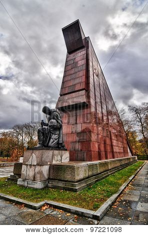 Soviet War Memorial In Treptower Park, Berlin, Germany Panorama