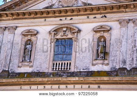 Caronno Varesino Cross Church Varese Italy The     And Mosaic Wall In The Sky