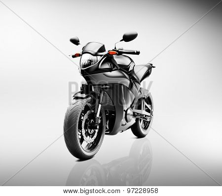 Brandless Motorcycle Motorbike Vehicle Concept