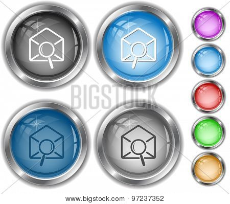 mail find. Internet buttons.